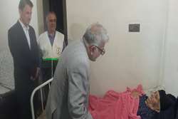 عیادت مدیر سازمان‌های مردم‌نهاد و خیرین سلامت دانشگاه  از خیر نیکوکار سیاهکلی 